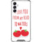 From My Head Tomatoes Galaxy A14 5G Clear Case