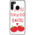 From My Head Tomatoes Galaxy A21 Clear Case