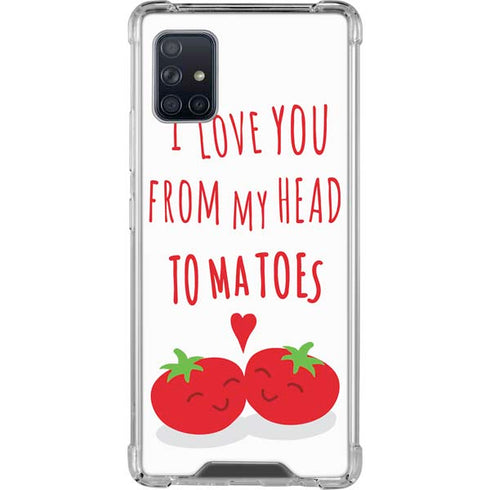 From My Head Tomatoes Galaxy A51 5G Clear Case