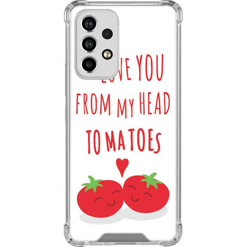 From My Head Tomatoes Galaxy A53 5G Clear Case