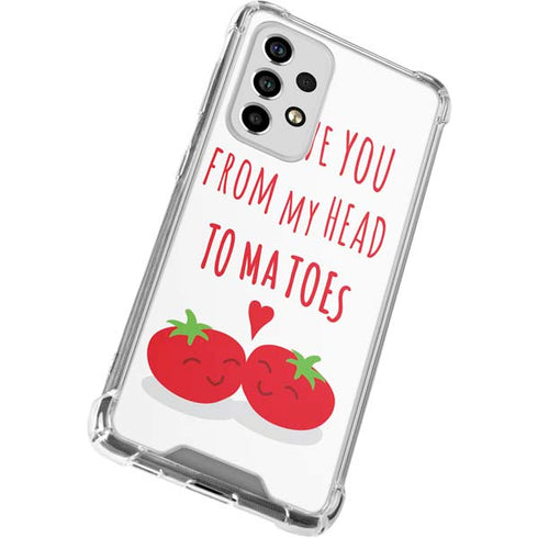 From My Head Tomatoes Galaxy A53 5G Clear Case