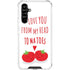 From My Head Tomatoes Galaxy A54 5G Clear Case