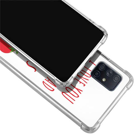 From My Head Tomatoes Galaxy A71 5G Clear Case
