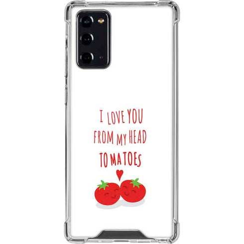From My Head Tomatoes Galaxy Note20 5G Clear Case