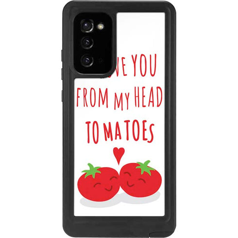 From My Head Tomatoes Galaxy Note20 5G Waterproof Case