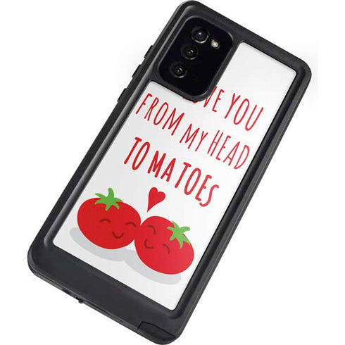 From My Head Tomatoes Galaxy Note20 5G Waterproof Case