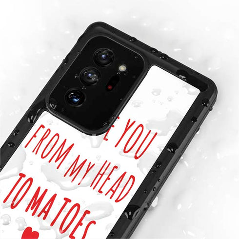 From My Head Tomatoes Galaxy Note20 Ultra 5G Waterproof Case
