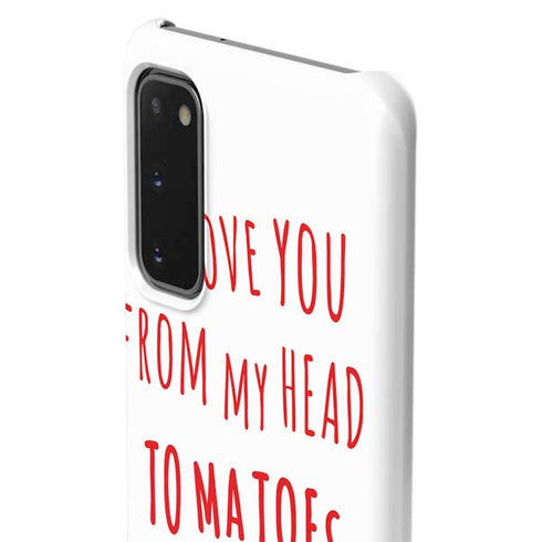 From My Head Tomatoes Galaxy S20 Lite Case