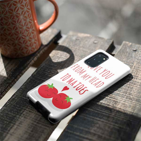 From My Head Tomatoes Galaxy S20 Plus Pro Case