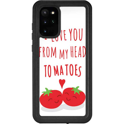 From My Head Tomatoes Galaxy S20 Plus Waterproof Case