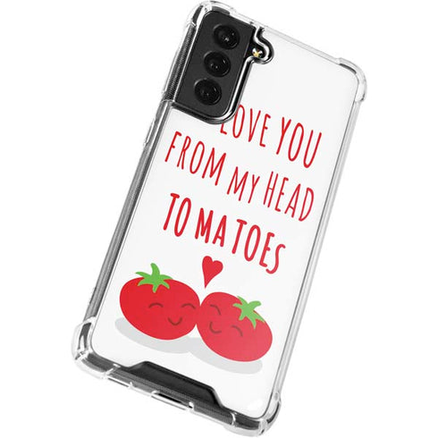 From My Head Tomatoes Galaxy S22 Clear Case