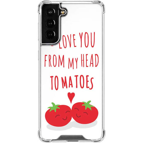 From My Head Tomatoes Galaxy S22 Plus Clear Case