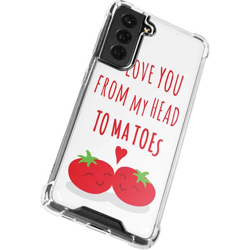 From My Head Tomatoes Galaxy S22 Plus Clear Case