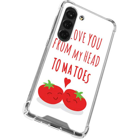 From My Head Tomatoes Galaxy S23 Clear Case