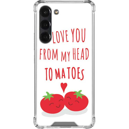 From My Head Tomatoes Galaxy S23 Plus Clear Case