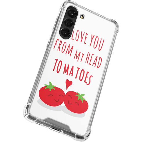 From My Head Tomatoes Galaxy S23 Plus Clear Case