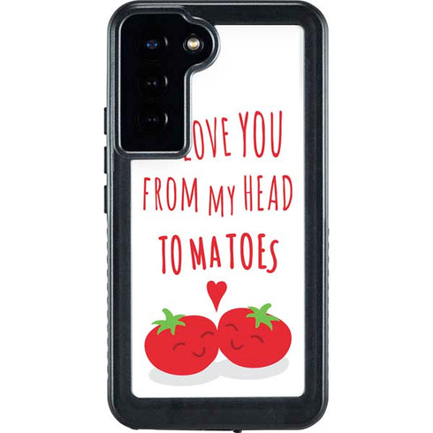 From My Head Tomatoes Galaxy S23 Plus Waterproof Case