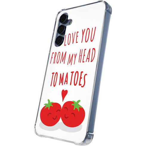 From My Head Tomatoes Galaxy S24 Clear Case