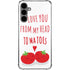 From My Head Tomatoes Galaxy S24 Plus Clear Case
