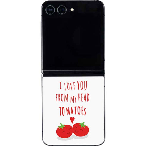 From My Head Tomatoes Galaxy Z Flip5 5G Skin