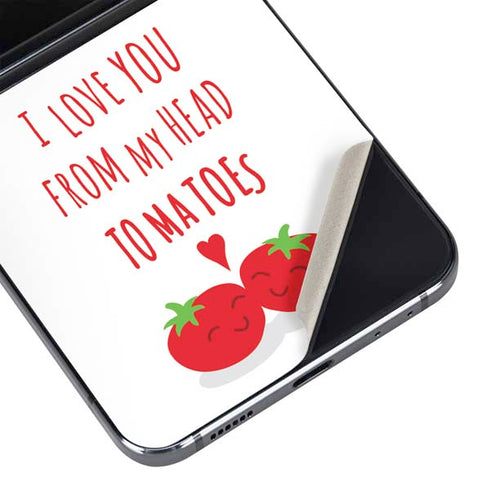 From My Head Tomatoes Galaxy Z Flip5 5G Skin