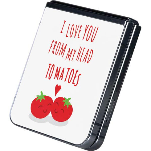 From My Head Tomatoes Galaxy Z Flip5 5G Skin