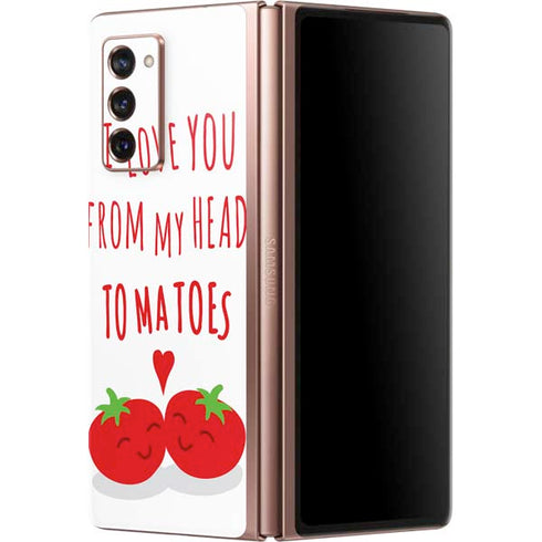 From My Head Tomatoes Galaxy Z Fold2 5G Skin