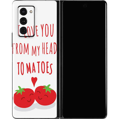 From My Head Tomatoes Galaxy Z Fold2 5G Skin