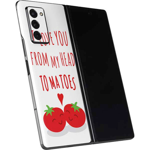 From My Head Tomatoes Galaxy Z Fold2 5G Skin
