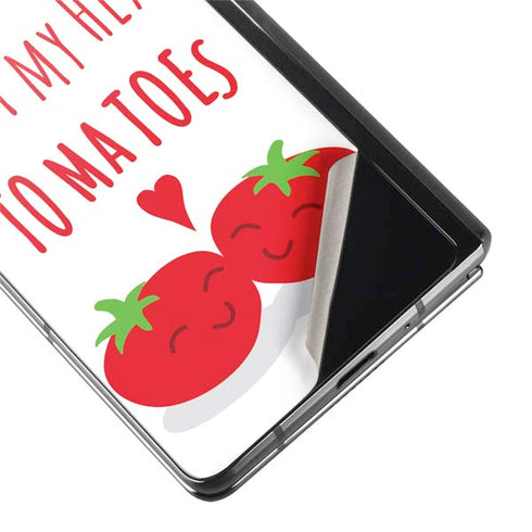 From My Head Tomatoes Galaxy Z Fold2 5G Skin