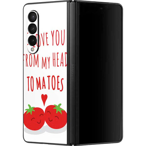 From My Head Tomatoes Galaxy Z Fold3 5G Skin