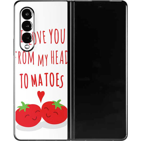 From My Head Tomatoes Galaxy Z Fold3 5G Skin
