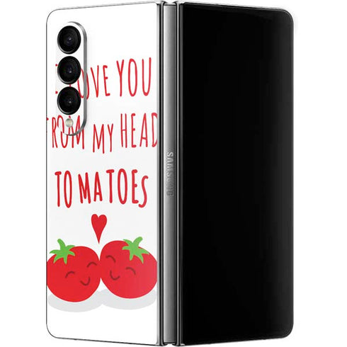 From My Head Tomatoes Galaxy Z Fold4 5G Skin