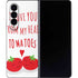 From My Head Tomatoes Galaxy Z Fold4 5G Skin
