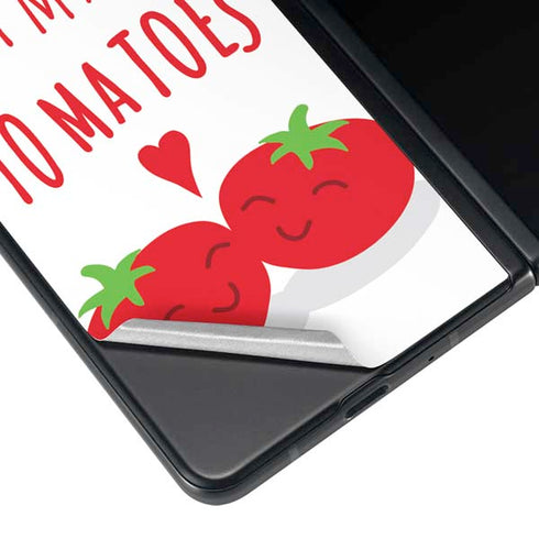 From My Head Tomatoes Galaxy Z Fold4 5G Skin