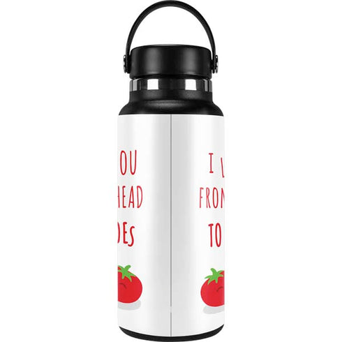 From My Head Tomatoes Hydro Flask 32oz Wide Mouth Skin