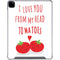 From My Head Tomatoes iPad Pro 12.9in (2020) Clear Case
