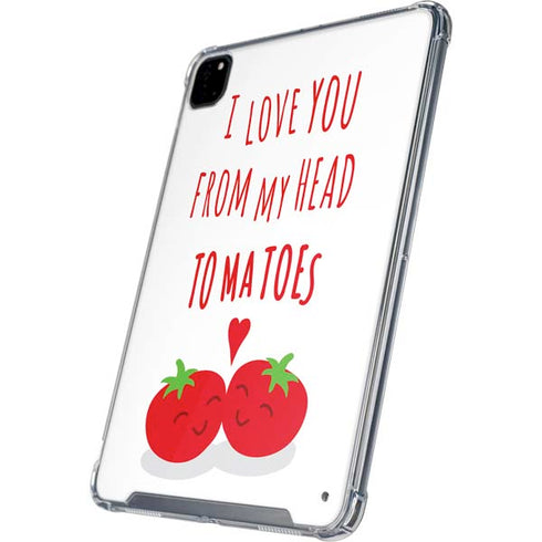 From My Head Tomatoes iPad Pro 12.9in (2020) Clear Case