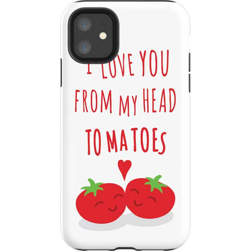 From My Head Tomatoes iPhone 11 Impact Case