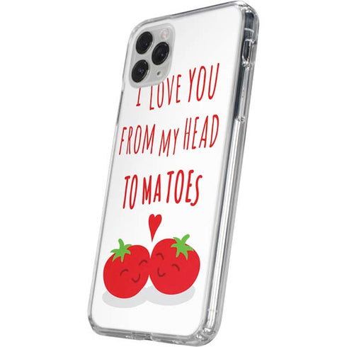 From My Head Tomatoes iPhone 11 Pro Clear Case
