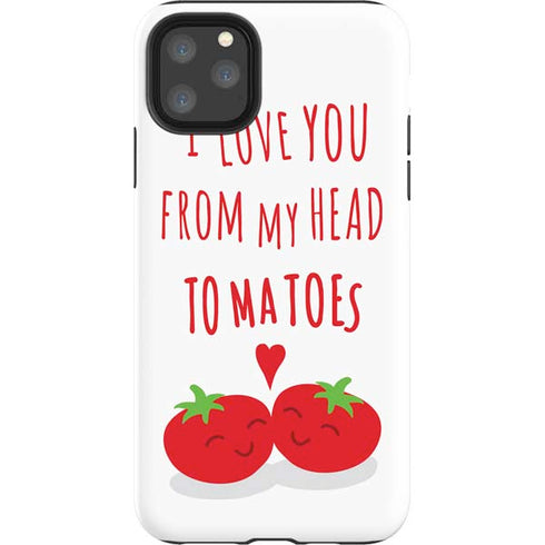 From My Head Tomatoes iPhone 11 Pro Max Impact Case
