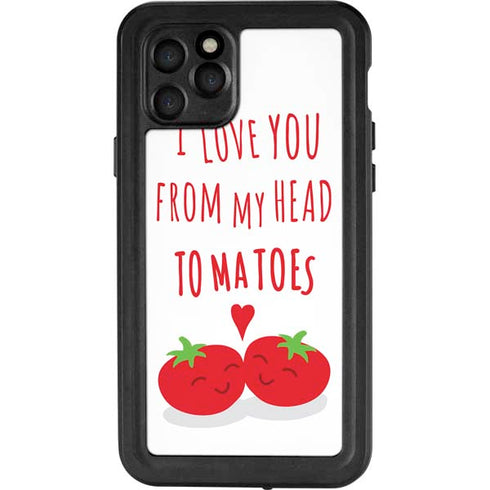 From My Head Tomatoes iPhone 11 Pro Waterproof Case
