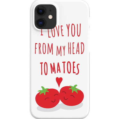 From My Head Tomatoes iPhone 12 Mini Lite Case