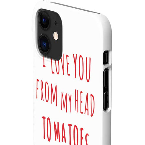 From My Head Tomatoes iPhone 12 Mini Lite Case