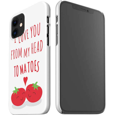 From My Head Tomatoes iPhone 12 Mini Lite Case