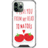 From My Head Tomatoes iPhone 12 Pro Clear Case