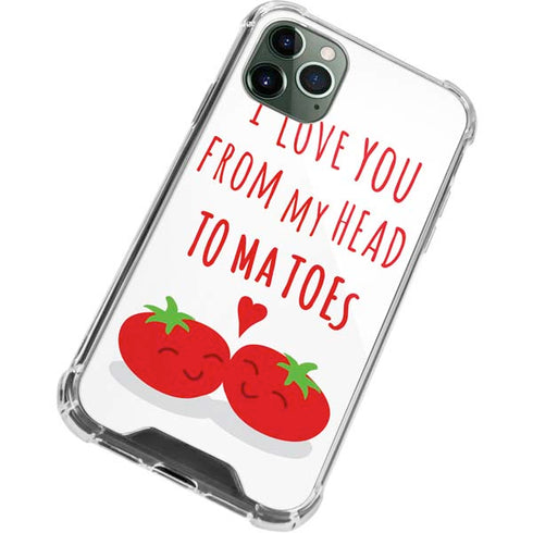 From My Head Tomatoes iPhone 12 Pro Clear Case
