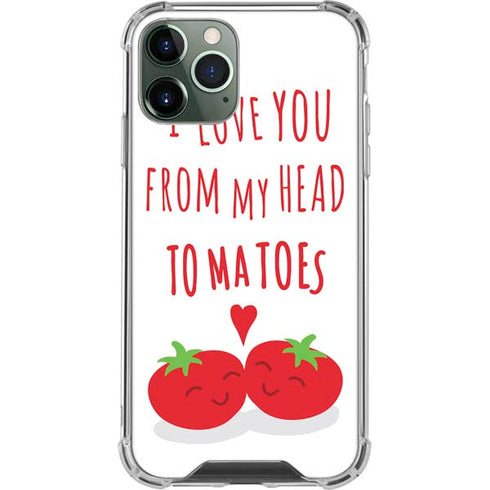 From My Head Tomatoes iPhone 12 Pro Max Clear Case