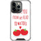 From My Head Tomatoes iPhone 13 Pro Clear Case