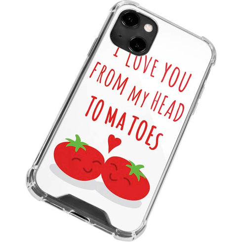 From My Head Tomatoes iPhone 14 Clear Case